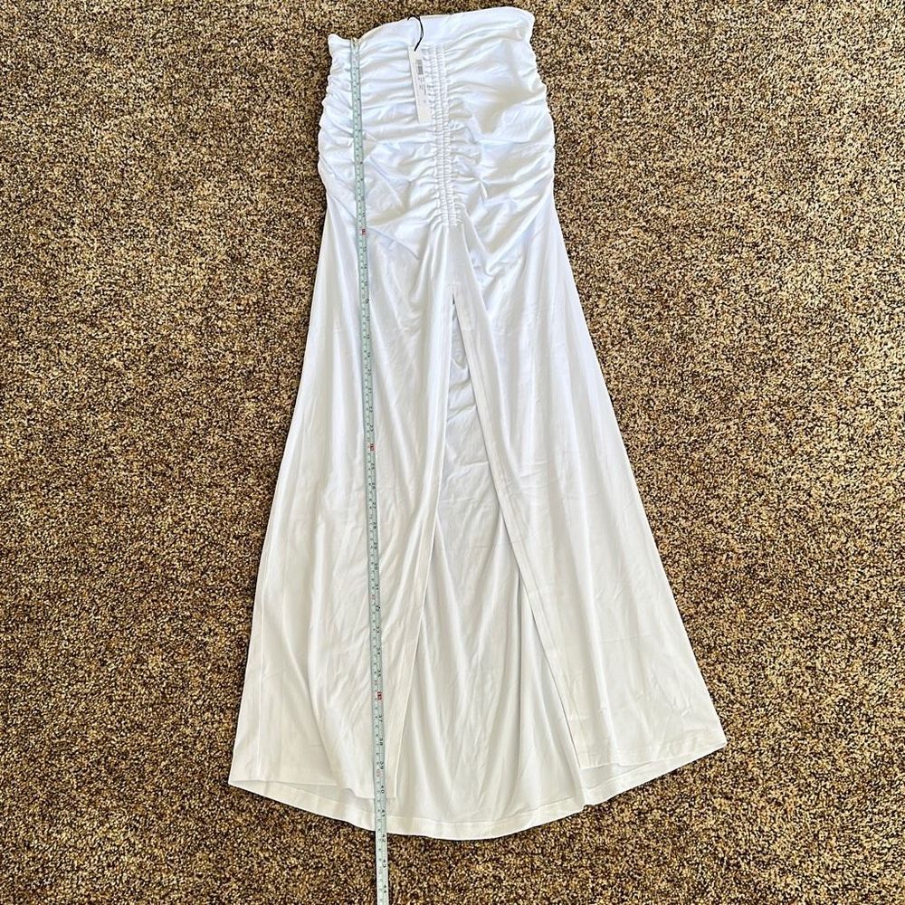 Susana Monaco Gathered Jersey Skirt in Sugar Size S - Picture 6 of 8